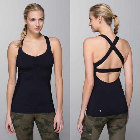 lululemon athletica Tops - Lululemon Black Core Kicker Tank Top